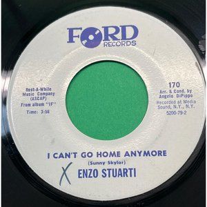 Enzo Stuarti They'll Remember the Kindness / I Can't Go Home 45 Pop Vocal Promo